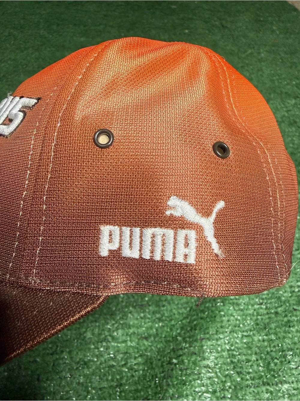 90’s PUMA Cleveland Brown’s Orange Strap Back Hat One Size